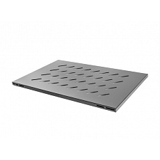LANBERG 19" PEVNÁ POLICE PRO OTEVŘENÝ RACK 1000 MM 1U/480,5X780 MM MAX. NOSNOST DO 120 KG ČERNÁ