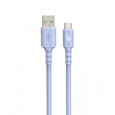 TB kabel USB-A - USB-C fialový 1m