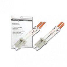 DIGITUS Fiber Optic Patch Cord, LC to LC, Multimode, OM1, 62.5/125 µ, Duplex Length 3m