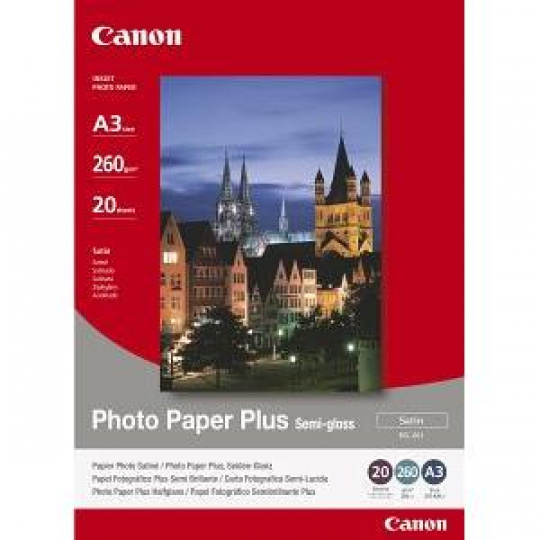 Canon fotopapír SG-201 - A3+ - 260g/m2 - 20 listů - pololesklý