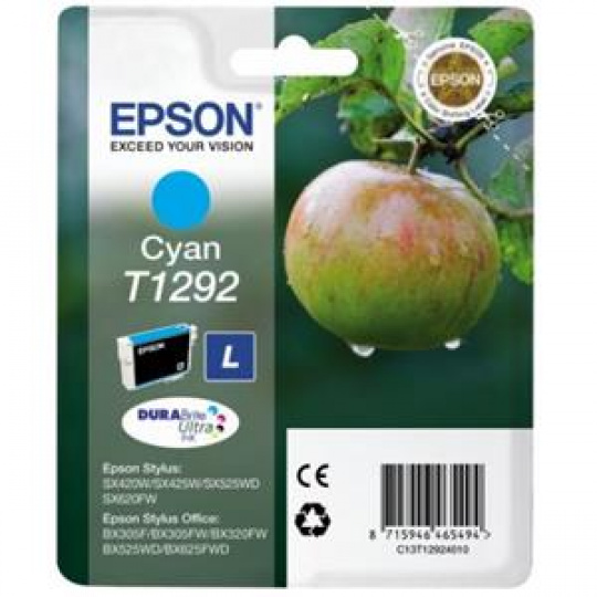 EPSON cartridge T1292 cyan (jablko)