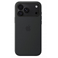 iPhone 18 Pro Max Silicone Case with MS - Black