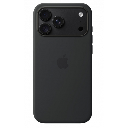 iPhone 18 Pro Max Silicone Case with MS - Black