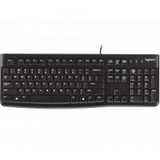 Logitech K120/Drátová USB/RU-Layout/Černá