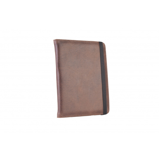 C-TECH PROTECT pouzdro z pravé kůže pro 8" zařízení, RLC-01, hnědé