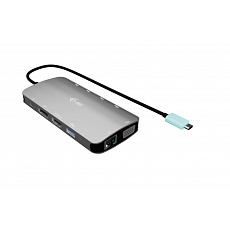 i-tec USB-C Metal Nano 3x Display (DP, HDMI and VGA) Docking Station, Power Delivery 100W i-tec USB-C Metal Nano 3x Display (DP, HDMI and VGA) Docking Station, Power Delivery 100W