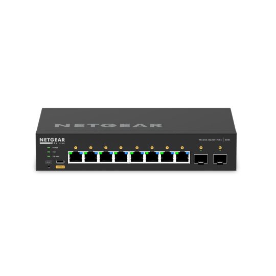 NETGEAR 10PT M4250-8G2XF-POE+ MANAGED SWCH