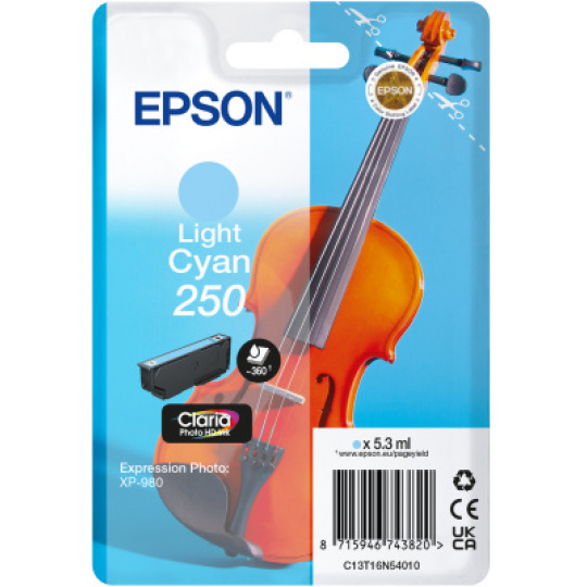 Epson Singlepack Light Cyan 250 ink