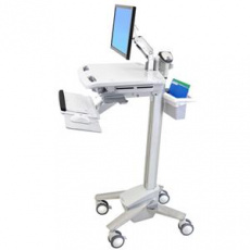 ERGOTRON StyleView® EMR Cart with LCD Arm, Pojízdný multifunkční stojan na NTB, LCD, klávesnici, myš ERGOTRON StyleView® EMR Cart with LCD Arm, Pojízdný multifunkční stojan na NTB, LCD, klávesnici, myš