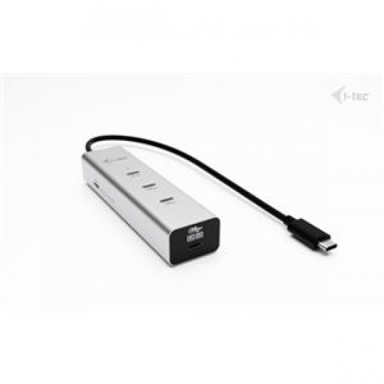 i-tec USB-C Charging Metal HUB 5port with USB-C video 8K, Power Delivery 85W