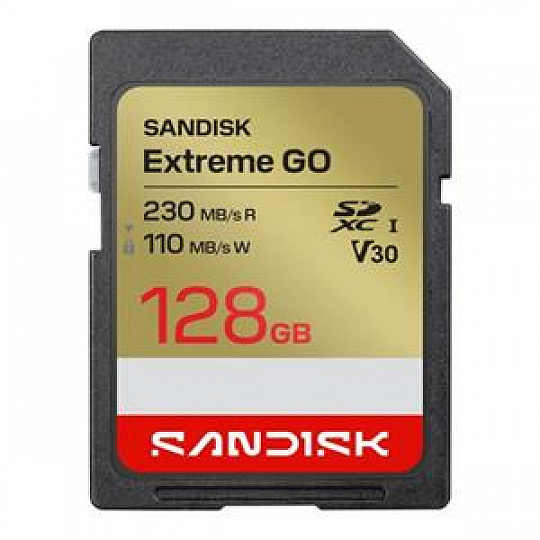 SanDisk Extreme SD UHS-I 128GB SD 230MB/s(R) / 110MB/s(W) SanDisk Extreme SD UHS-I 128GB SD 230MB/s(R) / 110MB/s(W)