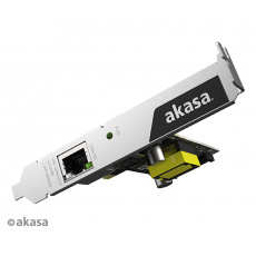 AKASA 2.5 Gigabit PCIe síťová karta s PoE AKASA 2.5 Gigabit PCIe síťová karta s PoE