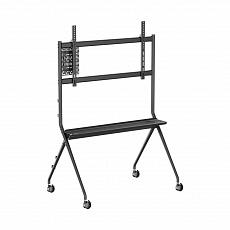 Vogel's ESSENTIAL T1021 pojízdný stojan pro TV 65-98", 120 kg, výška 154 cm, černý