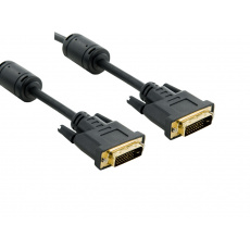 4World Kabel DVI-D 24+1M-24+1M 3.0m Black 4World Kabel DVI-D 24+1M-24+1M 3.0m Black