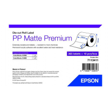 PP Matte Label Premium, 102mm x 76mm, 365 Labels