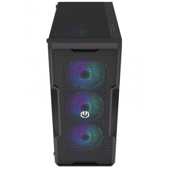 Endorfy Signum M30 ARGB Skříň,Middle tower,microATX,bez zdr.,2×USB 3.0,1×USB-C,3×120mm ARGB vent.,mesh panel,bočnice z tvrz. skla