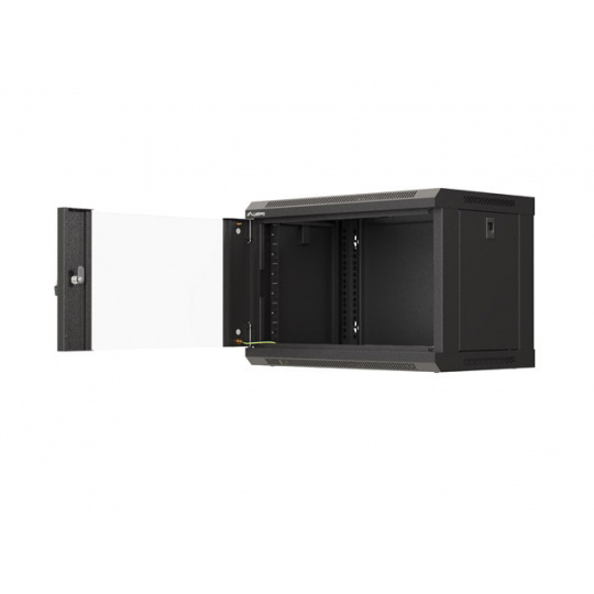 19" RACKOVÁ SKŘÍŇ PRO MONTÁŽ NA STĚNU 6U/540X350 (FLAT PACK) S PROSKLENÝMI DVEŘMI ČERNÁ LANBERG 19" RACKOVÁ SKŘÍŇ PRO MONTÁŽ NA STĚNU 6U/540X350 (FLAT PACK) S PROSKLENÝMI DVEŘMI ČERNÁ LANBERG
