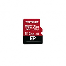 Patriot V30 A1/micro SDXC/512GB/100MBps/Class 10/+ Adaptér