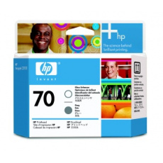 HP no 70 gloss enhancer a šedá tisk hlava, C9410A