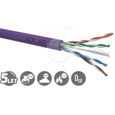 Instalační kabel Solarix CAT6 UTP LSOH Dca-s2,d2,a1 305m/box SXKD-6-UTP-LSOH