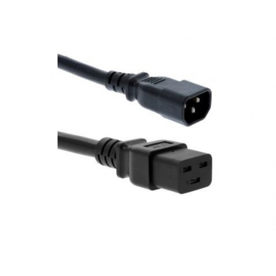 IEC Redukce napájení IEC 320 C14 na IEC 320 C19, 10A, 30cm