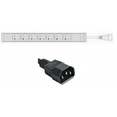 Základní PDU lišta,zásuvky UTE,přívod C14 (do UPS) Základní PDU lišta,zásuvky UTE,přívod C14 (do UPS)