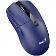 Genius NX-8280S BT, Myš, bezdrátová, optická, 3200DPI, 6 tlačítek, tichá, dobíjecí, Copilot, Bluetooth 5.3+2,4GHz,modrá