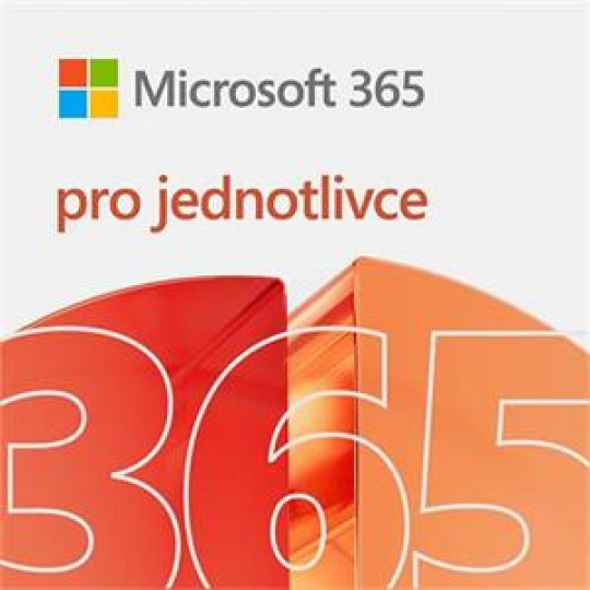 Microsoft 365 pro jednotlivce Slovak - předplatné na 1 rok - krabice