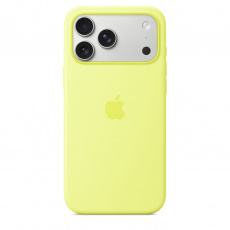 iPhone 17 Pro Max Silicone Case with MS–Neon Yell. iPhone 17 Pro Max Silicone Case with MS–Neon Yell.