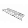 24PORTOVÝ PATCH PANEL 1U S ORGANIZÉREM PRO KEYSTONE MODULY ŠEDÝ LANBERG