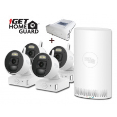 iGET HGNVK88004P + BATERIE ZDARMA - bateriový bezdrátový WiFi FullHD set, 8CH NVR + 4x FullHD kamera iGET HGNVK88004P + BATERIE ZDARMA - bateriový bezdrátový WiFi FullHD set, 8CH NVR + 4x FullHD kamera