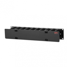 APC Horizontální organizátor kabelů, 2U x 4" hluboký, jednostranný s krytem APC Horizontální organizátor kabelů, 2U x 4" hluboký, jednostranný s krytem
