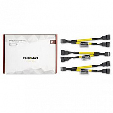 Noctua NA-SYC1 chromax.yellow, 3 rozbočovače pro ventilátory Noctua NA-SYC1 chromax.yellow, 3 rozbočovače pro ventilátory