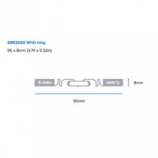 Zebra RFID, Label, Paper, 102 x 152mm; ZBR2000 / UCODE 8, Thermal Transfer, Z-Select 2000T, Coated, Permanent Adhesive, 76.2mm Cor