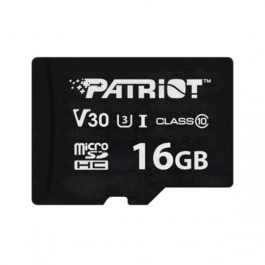 Patriot VX V30 U3/Micro SDHC/16GB/UHS-I U3 / Class 10