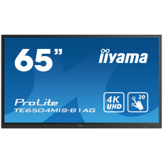 65" iiyama TE6504MIS-B1AG: IPS, 4K, 350cd/m2, 24/7, iiWare, WiFi, 4x Touch Pen, HDMI, USB-C, 20P 65" iiyama TE6504MIS-B1AG: IPS, 4K, 350cd/m2, 24/7, iiWare, WiFi, 4x Touch Pen, HDMI, USB-C, 20P