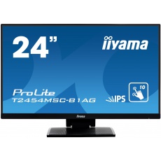 24" iiyama T2454MSC-B1AG - IPS,FullHD,5ms,250cd/m2, 1000:1,16:9,VGA,HDMI,repro.