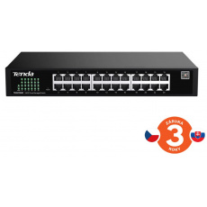 Tenda TEG2224D Websmart L2 cloud managed switch, 24x 10/100/1000 Mbps, Kov, Fanless-bez ventilátorů Tenda TEG2224D Websmart L2 cloud managed switch, 24x 10/100/1000 Mbps, Kov, Fanless-bez ventilátorů