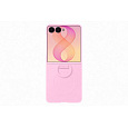Samsung Silikonový magnetický kryt s držákem na prst pro Galaxy Z Flip8, Pink