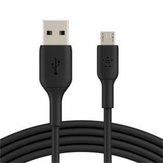 Belkin microUSB kabel, 1m, černý