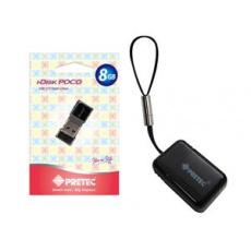 Pretec USB 2.0 i-Disk Poco 8GB - Černý Pretec USB 2.0 i-Disk Poco 8GB - Černý