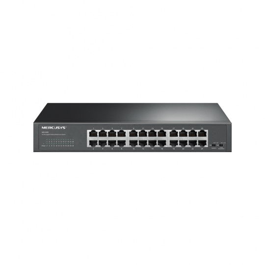 Mercusys MS124GS 24-Port Gigabit Desktop/Rackmount Switch Mercusys MS124GS 24-Port Gigabit Desktop/Rackmount Switch