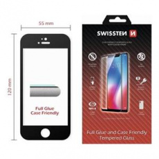 SWISSTEN OCHRANNÉ SKLO CASE FRIENDLY APPLE IPHONE 5/SE 2016 CERNÉ SWISSTEN OCHRANNÉ SKLO CASE FRIENDLY APPLE IPHONE 5/SE 2016 CERNÉ