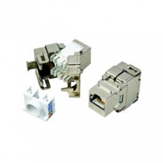 DATACOM Keystone RJ45 STP CAT6 samořezný SILVER DATACOM Keystone RJ45 STP CAT6 samořezný SILVER