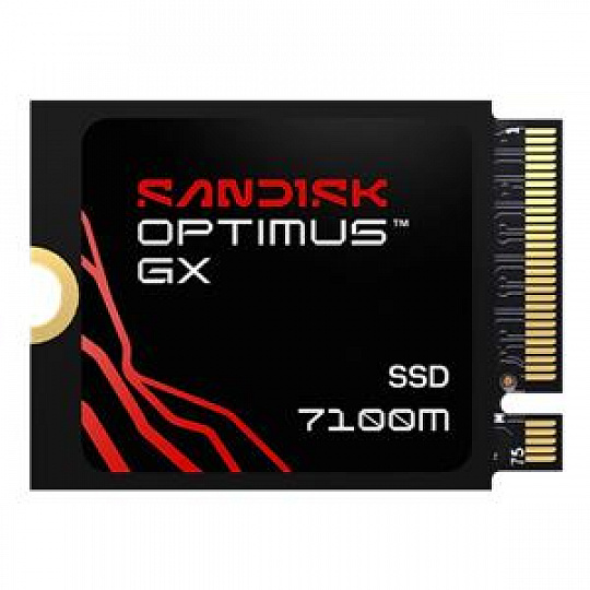 SANDISK OPTIMUS GX 7100M SSD NVMe 2TB PCIe, Gen4, M.2 2230, (R:7250, W:6900MB/s)
