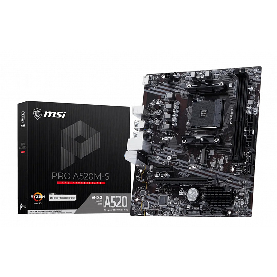 MSI PRO A520M-S/AM4/mATX