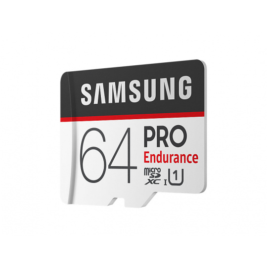 microSDXC 64GB Samsung PRO endurance + SD adaptér