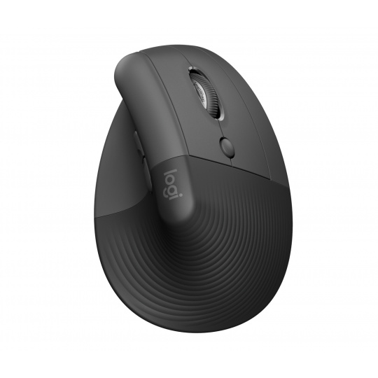 LOGITECH Lift For Business/Ergonomická/Optická/Pro praváky/4 000DPI/Bezdrátová USB + Bluetooth/Grafi