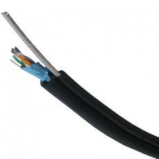 DATACOM FTP drát Cat5e 100m samonosný OUTDOOR blk DATACOM FTP drát Cat5e 100m samonosný OUTDOOR blk