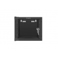 Nástěnný rack 10'' 4U 280x310mm černý flat pack